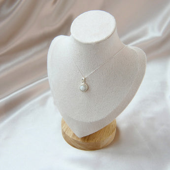 Milk and silver flecks no shimmer
