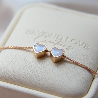 solid rose gold breastmilk pendant
