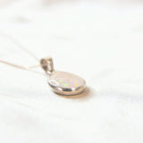 Breastmilk, pearl white shimmer and white crushed opal (heavy)