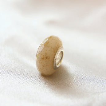 Breastmilk & Gold flecks and white opal