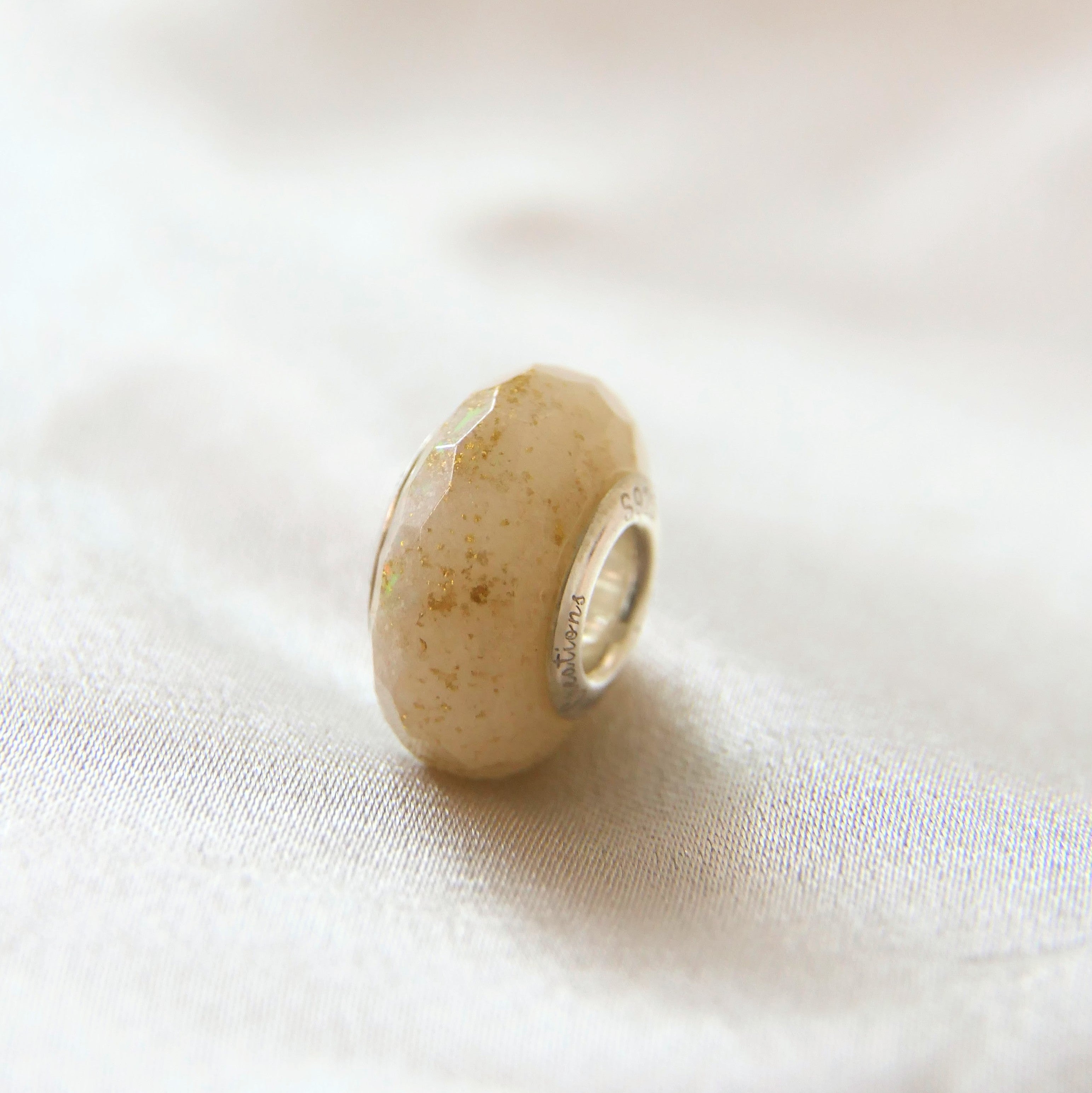 Faceted Keepsake Bead Breastmilk, Keepsakes Pet Fur Inclusions