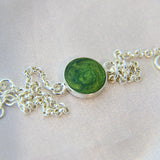 Olive Green shimmer & hidden ashes