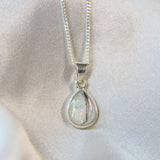 8 x 10 silver with pearl white shimmer, hair, breastmilk & white opal