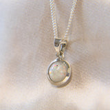 Pearl white shimmer, heavy ashes, white opal 8mm