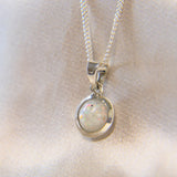 Pearl white shimmer, heavy ashes, white opal 8mm