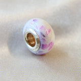 Breastmilk, pearl white shimmer, briar rose flecks heavy