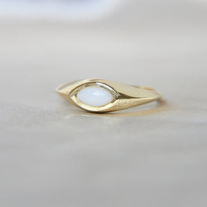 Marquise Minimal Keepsake Ring