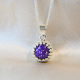 Heavy ashes, subtle silver flecks and violet shimmer