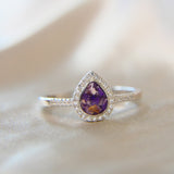 Heavy ashes, violet shimmer