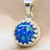 Lightly sprinkled ashes, sapphire blue shimmer, heavy opalescent flecks and white opal