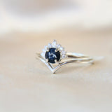 Black shimmer, subtle black fleck & lightly sprinkled ashes