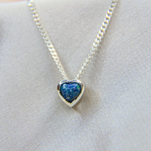 New version- Sapphire blue shimmer, heavy ashes, cobalt blue crushed opal