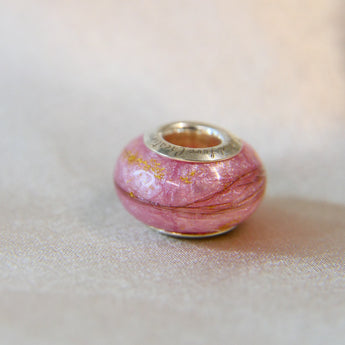 Briar rose pink shimmer, milk, hair and subtle gold flecks