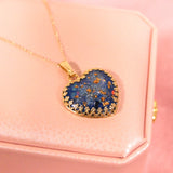 Heavy ashes, heavy rose gold flecks and white opal