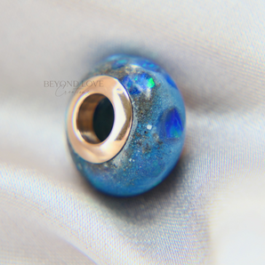 Cremations, cobalt blue opal, sapphire blue shimmer 