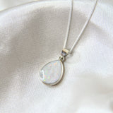 Breastmilk, pearl white shimmer and white crushed opal (heavy) 