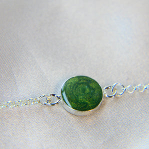 Olive greens shimmer & hidden ashes