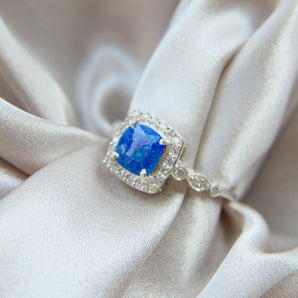 Breastmilk, sapphire blue shimmer and cobalt blue opal