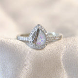 Pearl white shimmer, hair, heavy opalescent fleck