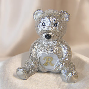 Teddy Bear Statue Stainless Steel Keepsake