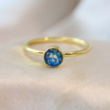 Light Blue Shimmer, Heavy ashes, cornflower blue opal