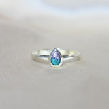 Lightly sprinkled.ashes, teal and lavender grey shimmer ( custom colour, please leave note at checkout for this)