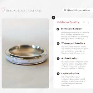 Chanelled Slim Band Keepsake Ring Lyla