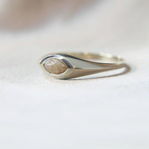 Marquise Minimal Keepsake Ring