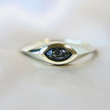 Black shimmer, heavy ashes subtle gold fleck