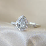 Heavy ashes, pearl white shimmer, subtle silver fleck