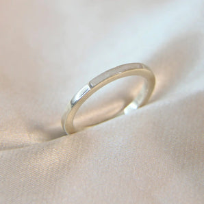 Dainty breastmilk band-Breastmilk & pearl white shimmer