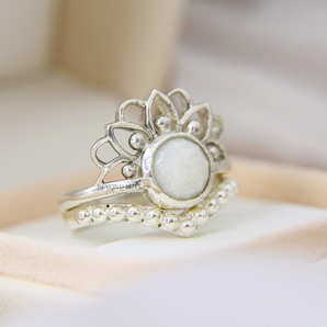 Breastmilk / umbilical cord ring-Harmony Ring