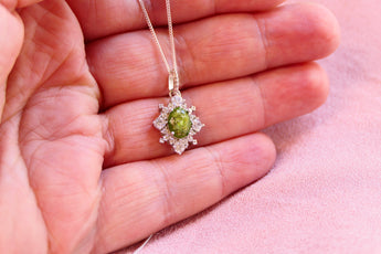 Custom olive green shimmer and ashes 