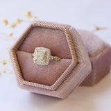 Pearl white shimmer, ashes and opalescent fleck