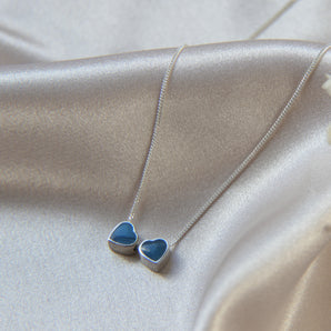 Sapphire blue shimmer and Hiar, and Sapphire blue shimmer and breastmilk