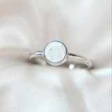 Breastmilk and white opal