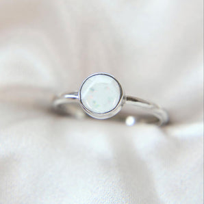 Breastmilk and white opal